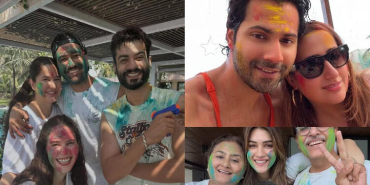 Bollywood’s colourful Holi: Stars flood social media with festive Pics: બોલિવૂડની કલરફૂલ હોળી: સ્ટાર્સે સોશિયલ મીડિયા પર ફેસ્ટિવલના ફોટો તસવીરો ફેલાવી