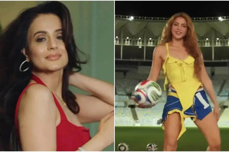 Ameesha Patel gushes over Shakira, says she looks ‘hotter than 25-year-olds’ at 49: અમીષા પટેલ શકીરાના વખાણ કરતાં કહ્યું કે તે 49 વર્ષની ઉંમરે ’25 વર્ષની ઉંમર કરતાં વધુ હોટ’ લાગે છે