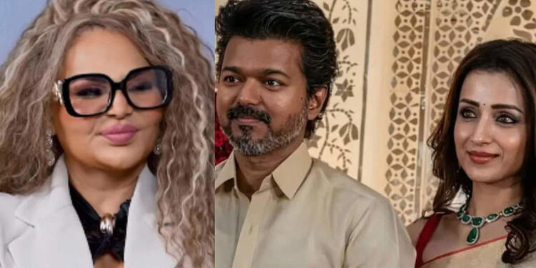 Rakhi Sawant breaks silence on Thalapathy Vijay-Trisha Krishnan’s relationship: ‘I think they should get married and…’: રાખી સાવંતે થલાપતિ વિજય-ત્રિશા કૃષ્ણનના સંબંધો પર કહ્યું ‘મને લાગે છે કે તેમણે લગ્ન કરી લેવા જોઈએ અને…’