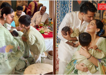 Sonam Kapoor, Anand Ahuja name their second child Rudralokh, see photos from namkaran ceremony: સોનમ કપૂર, આનંદ આહુજાએ પોતાના બીજા બાળકનું નામ રુદ્રલોક રાખ્યું, નામકરણ સમારોહના ફોટો જુઓ