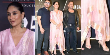 Kareena Kapoor Khan stuns in a Rs 40,000 Banarasi suit and heels worth Rs 1 lakh at Aamir Khan Productions’ 25-year celebrations: આમિર ખાન પ્રોડક્શન્સની 25 વર્ષની ઉજવણીમાં કરીના કપૂર ખાને 40 હજારનો બનારસી સૂટ અને 1 લાખની કિંમતના હીલ્સ પહેરીને આકર્ષણ જમાવ્યું