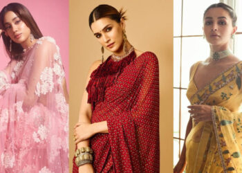 From Alia Bhatt to Kriti Sanon & Janhvi Kapoor, ace ethnic wear this Janmashtami: જન્માષ્ટમીએ બોલિવૂડ સુંદરીઓ આલિયા ભટ્ટથી લઈને કૃતિ સેનન અને જાહ્નવી કપૂર એથનિક લુકમાં છવાઈ ગઈ